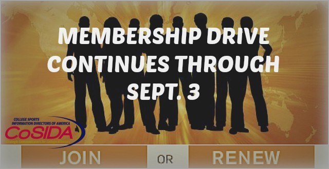 Renew or purchase a 2014-15 Membership by Sept. 3
